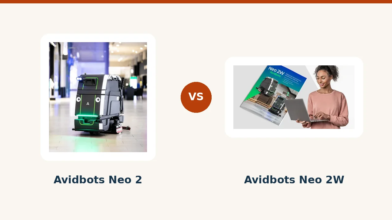 Avidbots Neo 2 et Neo 2W face à face