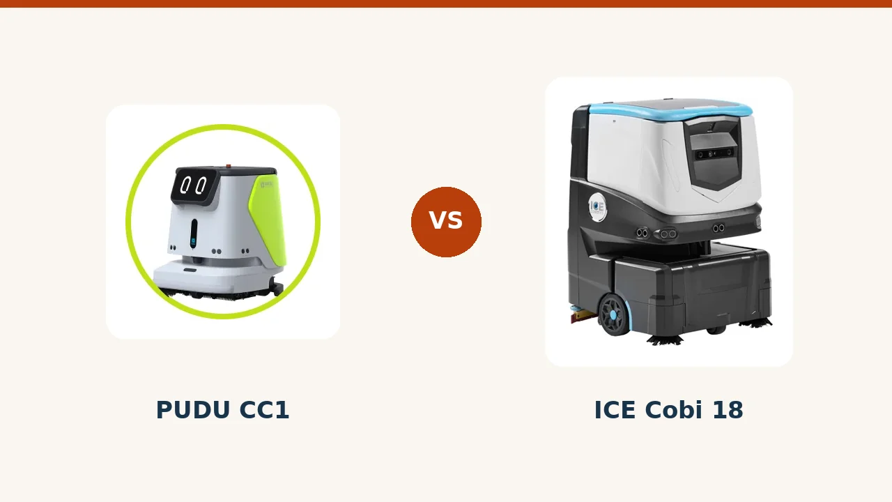 PUDU CC1 et ICE Cobi 18 face à face