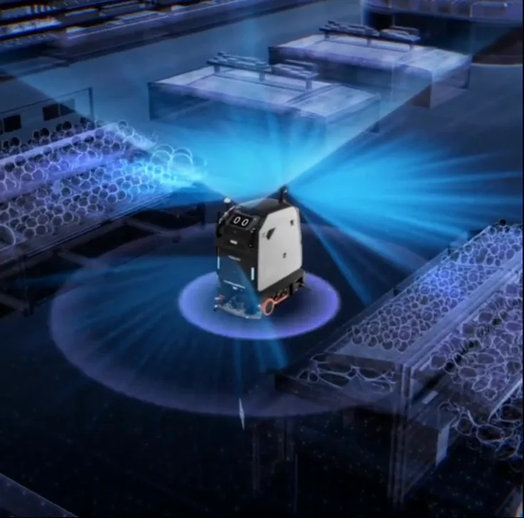 Perception 3D pour sites complexes, PUDU BG1 Pro