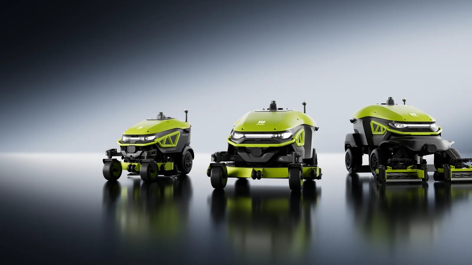 PUDU GT: commercial robotic mowers