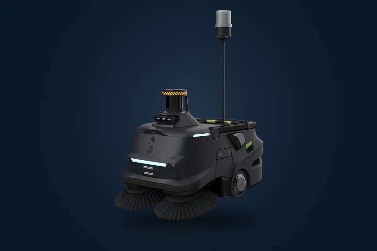 PUDU MT1 Max, balayeuse autonome à perception 3D