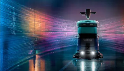Wetrok Robomatic Marvin, vue d'ensemble du robot de nettoyage Wetrok